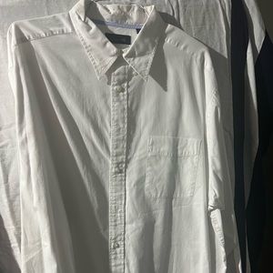 Roundtree & Yorke Casuals white long sleeve shirt, size 2xb